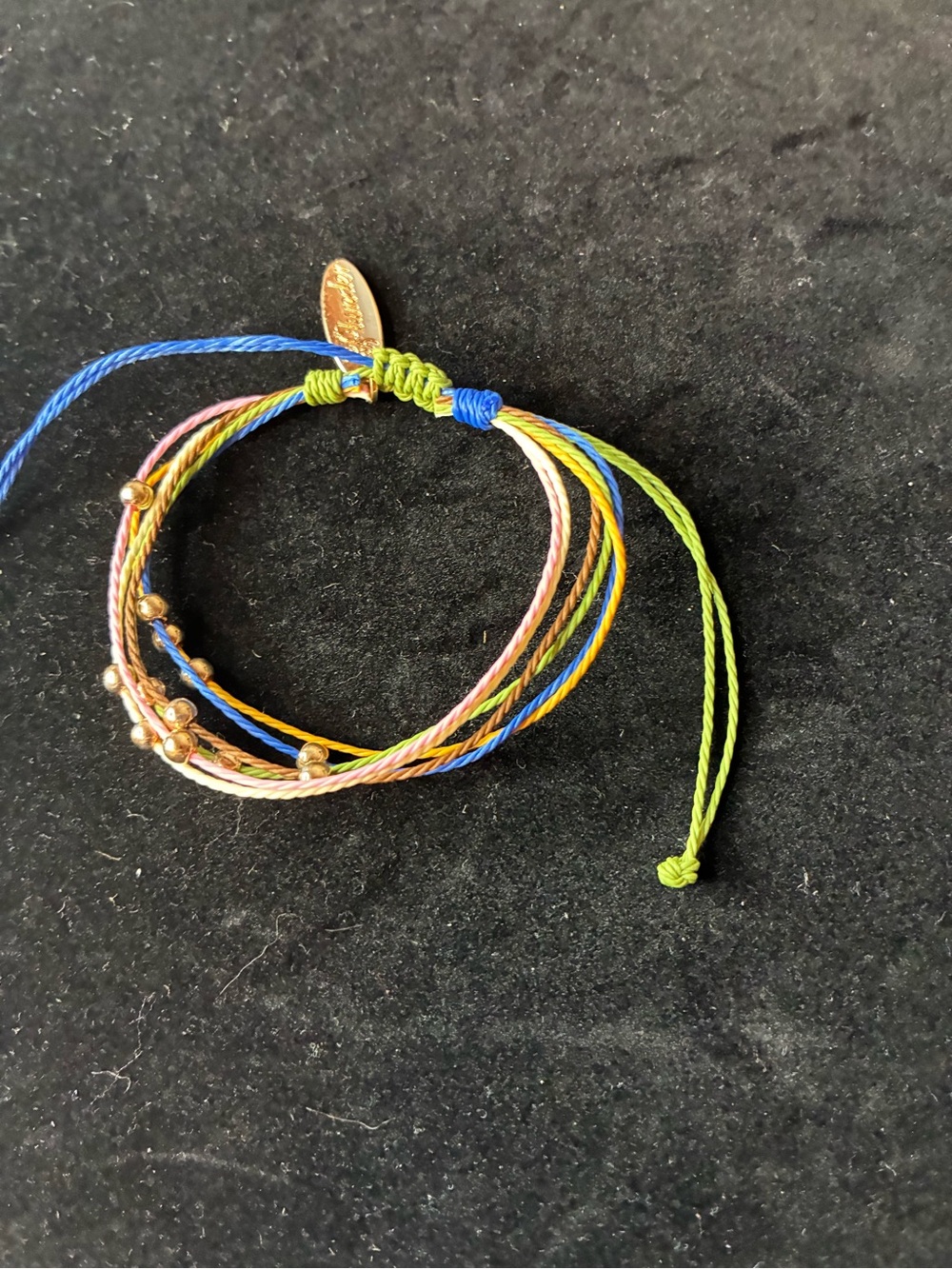 Plunder New Multi-Color Adjustable Bracelet Friendship Bracelet With Beads - Picture 5 of 6